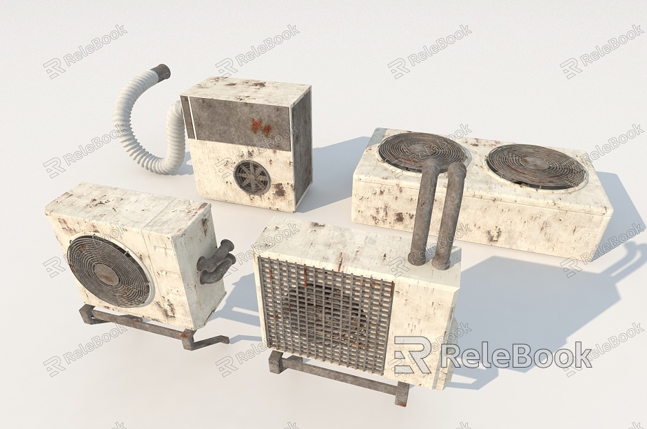 Air conditioner external unit air filter fan central air conditioner exhaust model