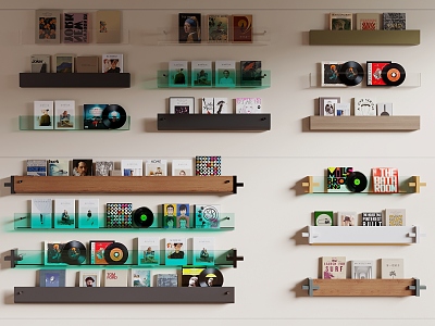 Modern Bookshelf model