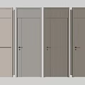 Modern Hinged Doors With Various Colors And Wooden Finishes For Home Interior