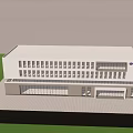Modern Multi-storey Office Building Complex 3d model