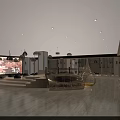 Elegant Clubhouse Interior Featuring Wooden Flooring Lounge Area And Warm Lighting Design