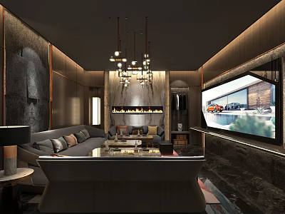 Modern KTV Box 3d model