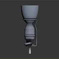 Industrial Metal Equipment With Upper Funnel And Lower Support Structure