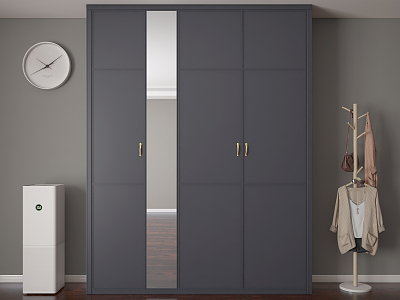 Modern wardrobe model