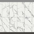 Marble Wall With Natural Gray Veins Texture For Modern Interior Design 3d model