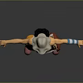 One Piece Cartoon Characters Cartoon Fox Man Virtual Characters Fantasy Characters Magic Characters Virtual Characters 3d model