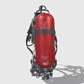 Industrial Protective Gas Mask Respirator With Straps And Breathing Apparatus