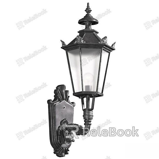 Outdoor Wall Street Lamp Classic Outdoor Wall Lamp Lighting Lantern Wall Lamp model