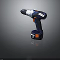 WORX Cordless Drill Blue And Silver Design With 18V Battery And Orange Button