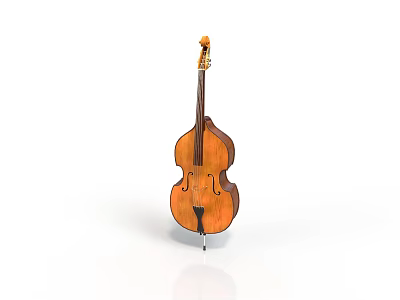 Wooden Bass Shaped Home Decor Ornament For Living Room Decoration 3d model