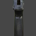 Black HK USP Semi Automatic Handgun With Tactical Grip And Metal Barrel