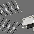 Modern Downlights And Spotlights With Black White Track Design Fixtures