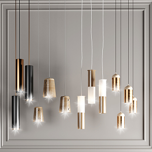 Light Luxury Chandelier 3d model