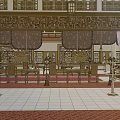 Chinese-style main hall ancient style main hall ancient 3d model