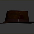 Cowboy Hat Denim Wool Hat Wilderness Hat Hat Realistic 3d model