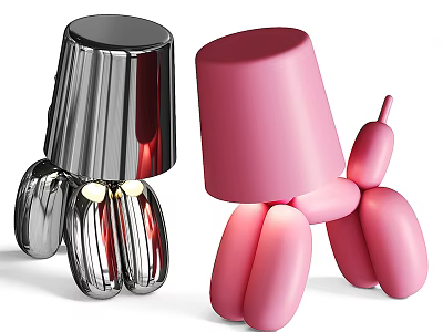 Modern Bleo Dog Table Lamp Collection 3d model