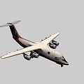 White Passenger Airliner With Dark Tail Fin Four Engines And Modern Design