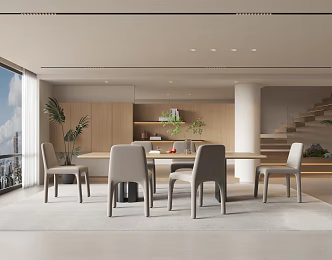 Modern Restaurant 3d model