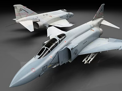 Detailed Military Fighter Jet Models With Accurate Scale And Weapon Details 3d model