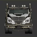 Rugged Heavy Duty Truck With Silver Gold Finish Bold Grille And Roof Lights