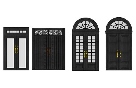 Jane ou double door 3d model