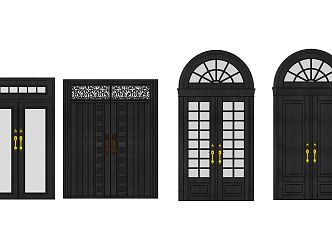 Jane ou double door 3d model