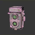 YASHICA MAT-124 Vintage Camera With Classic Design And Twin Lens For Collectible Household Use