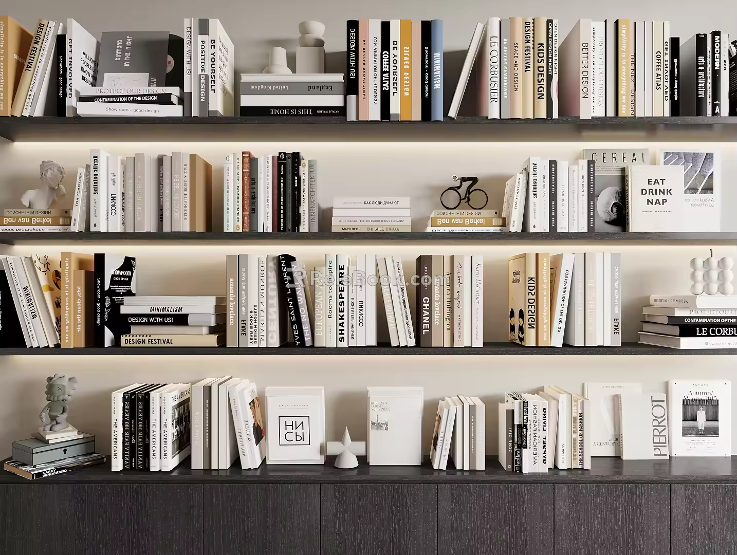 Book Combination 3d model