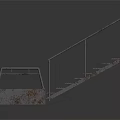Rusted Metal Staircase With Steel Handrails And Platform For Industrial Settings
