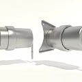 High Quality Automotive Metal Parts Featuring Silver Mounting Brackets and Structure
