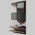 Modern Basin Wash Basin Bathroom Cabinet 3d model