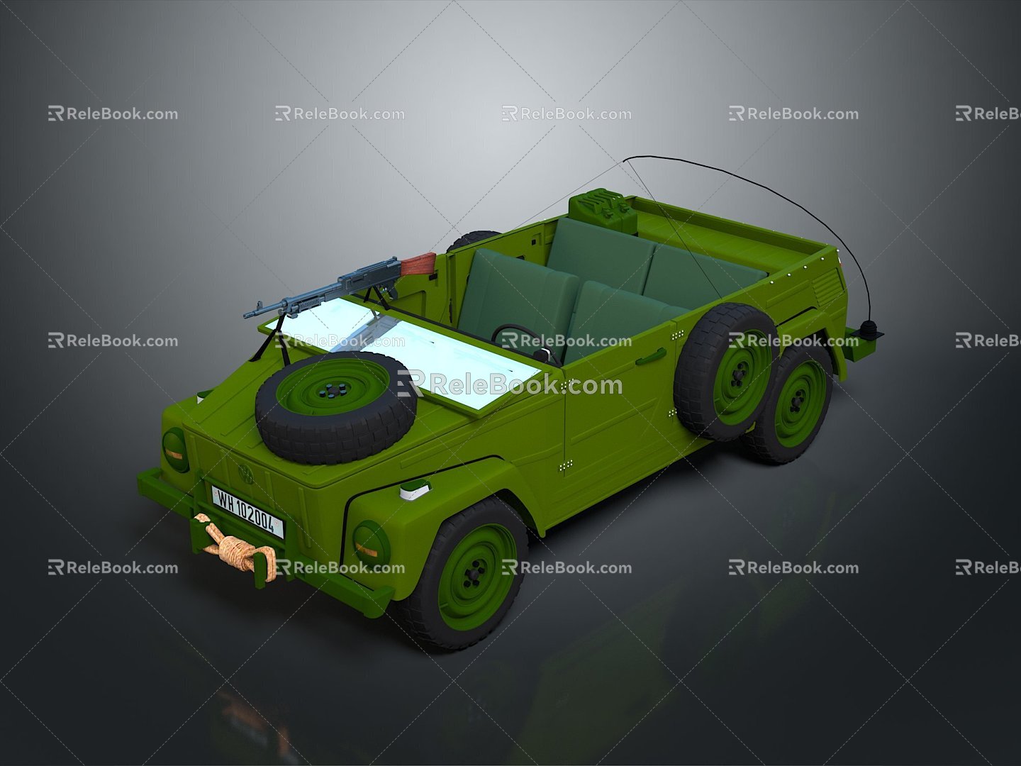 Bulletproof Car Armed Jeep Armed Car Armed Bulletproof Car Military Jeep Off-road Jeep Humvee 3d model