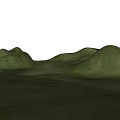 Open Natural Park Landscape With Rolling Green Hills And Lush Grassland