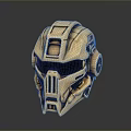 Sci-Fi Helmet Alien Helmet Helmet High Tech Helmet Game Helmet Helmet Helmet 3d model