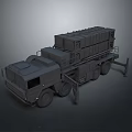 Modern Military Tank With Heavy Armor Powerful Cannon And Tracks System
