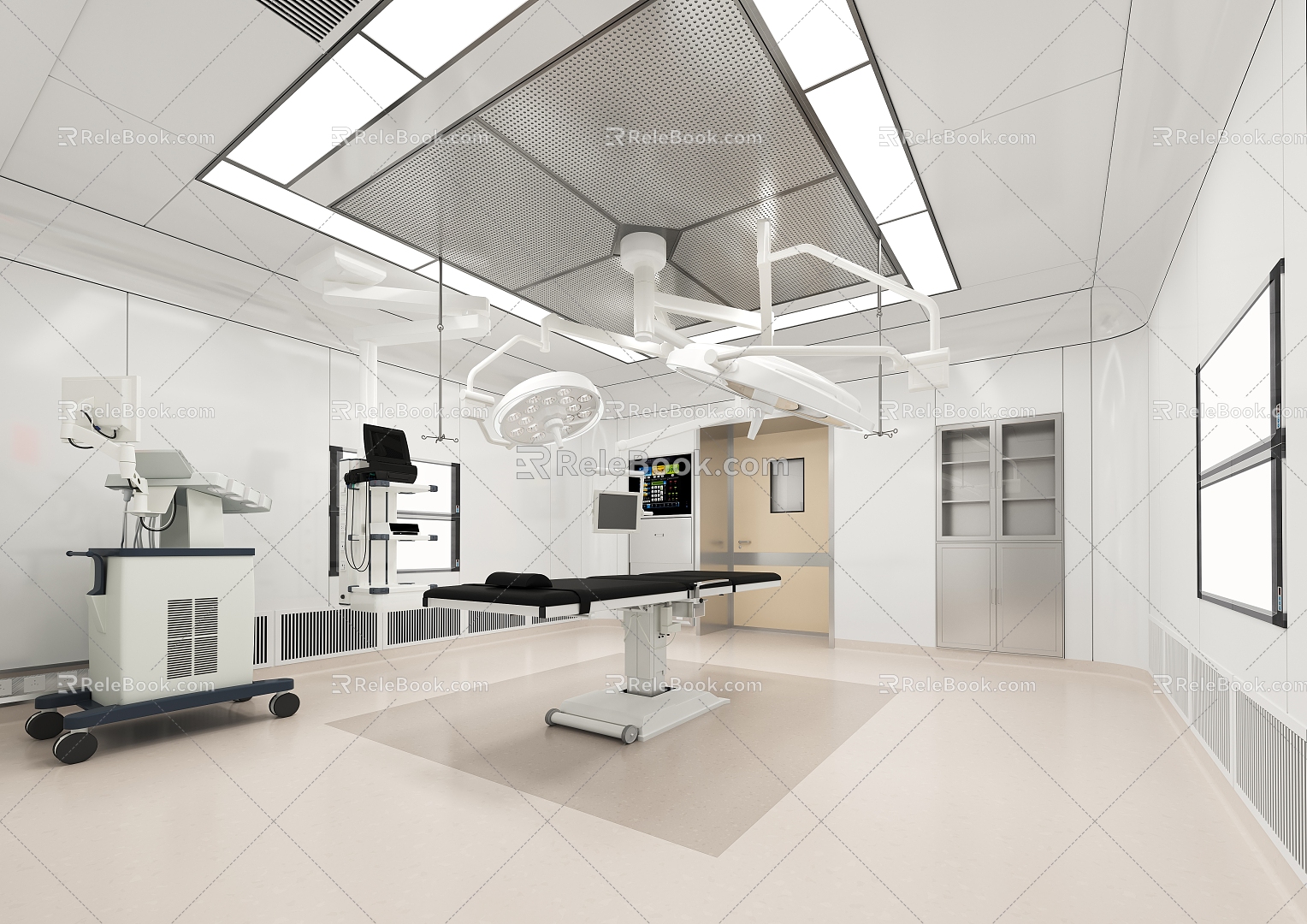 Hospital operating room 3D model 3d model