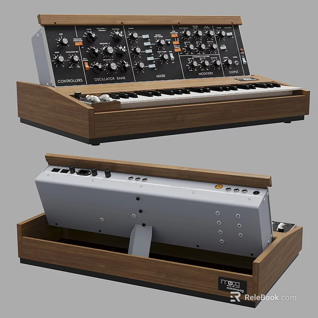 Hardware Tools Metal Frame Components With Wooden Base And Structural Mounting Holes 3d model 