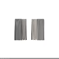 Soft White And Gray Curtains With Light Filtering For Modern Window Decor 3d model