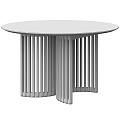 Modern Other Dining Table Round Large Black Dark 3d model