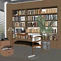 Mid-ancient Style Multi-person Sofa Fabric Sofa Chair Two-seat Sofa Mid-ancient Style Floor Lamp Mid-ancient Style Bookcase Mid-ancient Style Luohan Bed 3d model