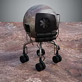 Lunar Surface Exploration Rover With Advanced Scientific Instruments And Mobility Wheels