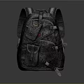 Practical Dark Backpack With Multiple Pockets And Adjustable Straps For Daily Use
