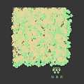 Modern potted plants