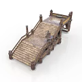 Ancient Stone Bridge Architectural Structure With Detailed Ornate Railings And Staircase Design