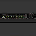 portable synthesizer mixer reverberator tuner mixer mixing equipment 3d model
