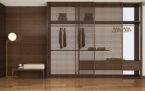 Modern wardrobe 3d model