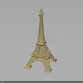Decorative Wooden Eiffel Tower Furniture Model With Intricate Design For Home Interior Decoration