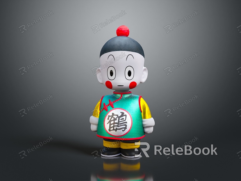 Puppet puppet puppet puppet wooden figure game character game character realistic character model