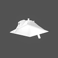 White Modern Downlight Spotlight with Sleek Design for Recessed Ceiling Lighting Fixture