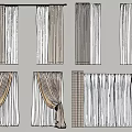 Curtains 3d model